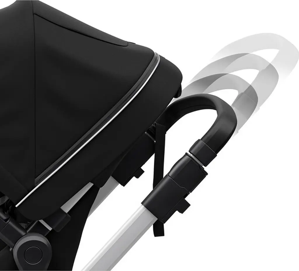 Детская коляска Thule Sleek Aluminum/Midnight Black [11000002] [107618] - фото 8
