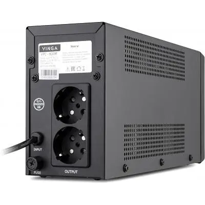 Пристрій безперебійного живлення Vinga LCD 800VA metal case (VPC-800M) - фото 6