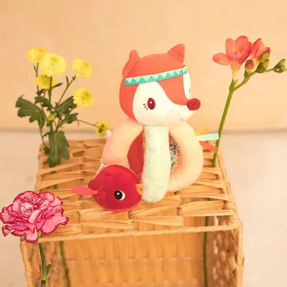 Брязкальце з ручками Lilliputiens Лисичка Аліса (83369) - фото 5