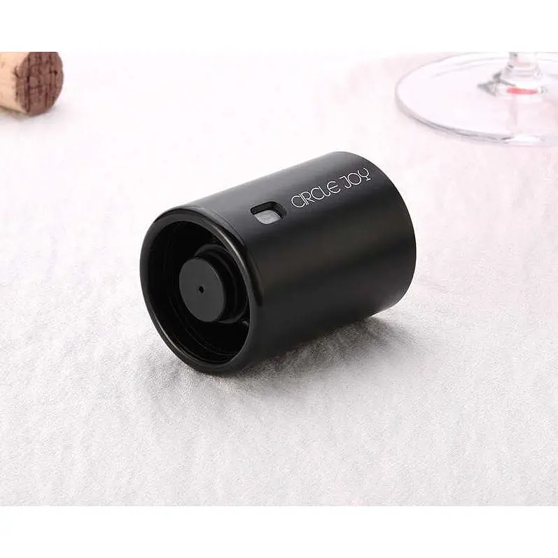 Вакуумна пробка для вина Xiaomi Circle Joy Wine Mini Stopper (CJ-JS04) Black [45317] - фото 2