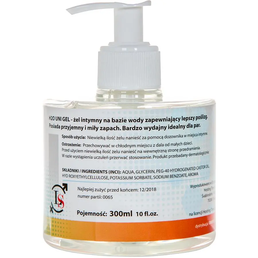 Лубрикант LoveStim H2O Uni Gel, 300 мл LOVESTIM 731-00002 103686 - фото 2