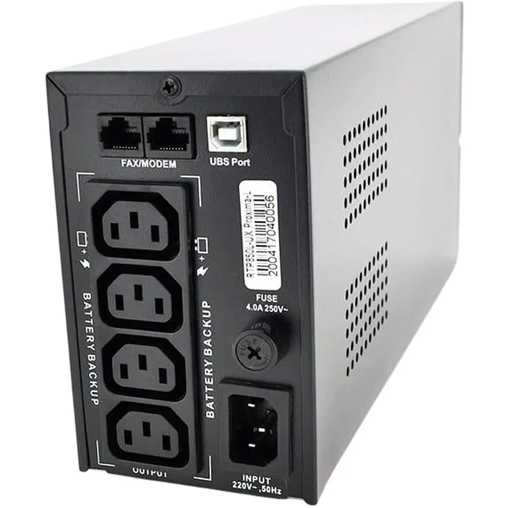 Джерело безперебійного живлення (ДБЖ) Ritar RTP850L-UX-IEC (510W) Proxima-L [168167] - фото 2