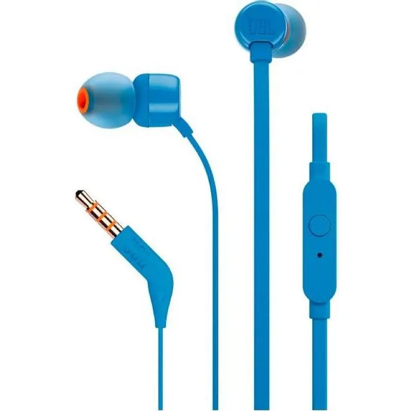 Наушники JBL T110 Blue (JBLT110BLU) - фото 2