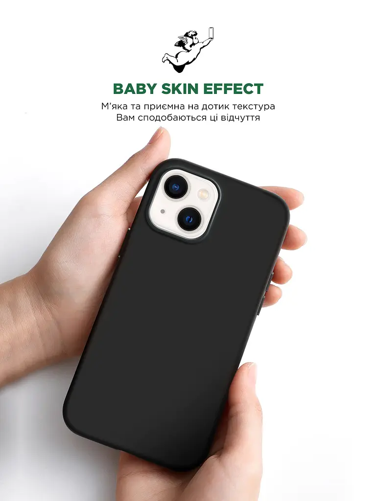 Силиконовый чехол с MagSafe для Apple iPhone 14, ICON2 MagCase, черный, противоударный, панель с мягкой подкладкой, защита всего корпуса, поддержка беспроводной зарядки, совместим с защитными стеклами и пленками, ArmorStandart (ARM68389) - фото 8