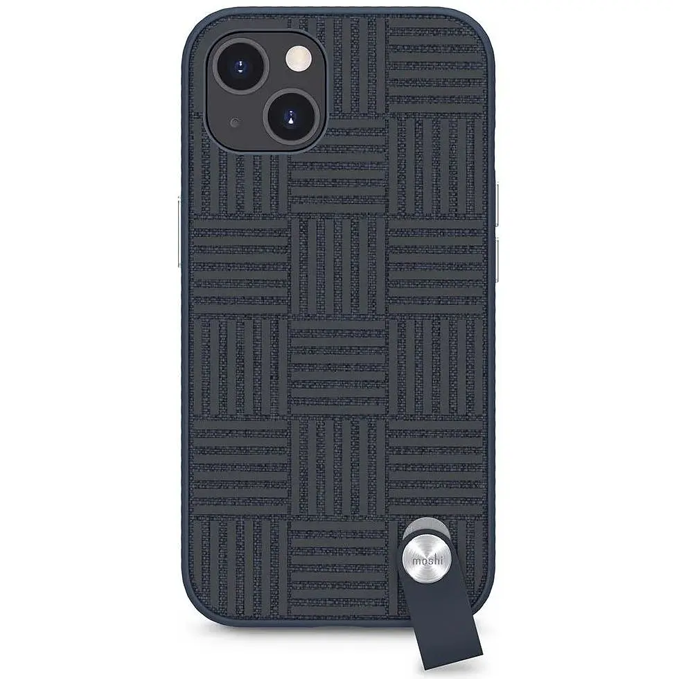 Чохол-накладка Moshi Altra Slim Hardshell Case with Wrist Strap Midnight Blue для iPhone 13 (99MO117532) - фото 2