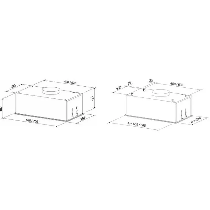 Витяжка ELEYUS GEMINI 700LED 52 WH - фото 14