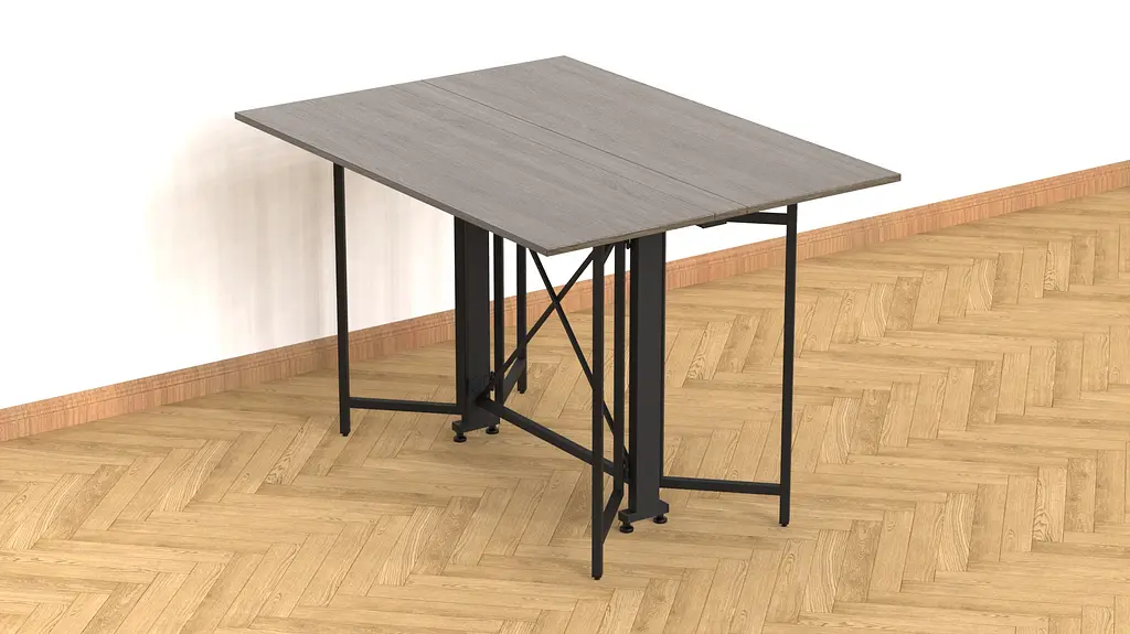 Стіл-книга трансформер Спайдер Ferrum-decor 750x1150x880 Чорний метал ДСП Дуб Сонома Трюфель 16 мм (FRD-105092) - фото 5