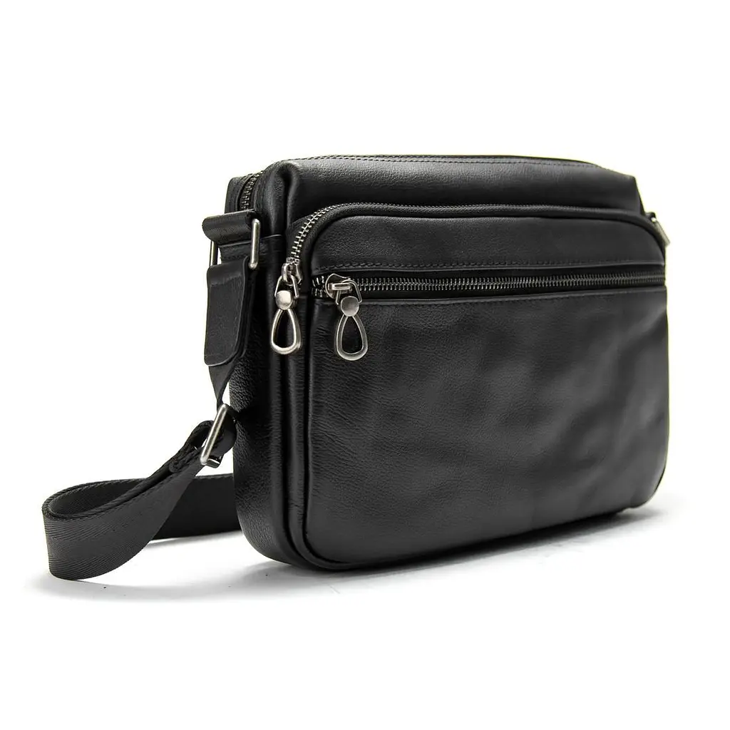 Шкіряна сумка через плече горизонтальна Tiding Bag 1628A - фото 3