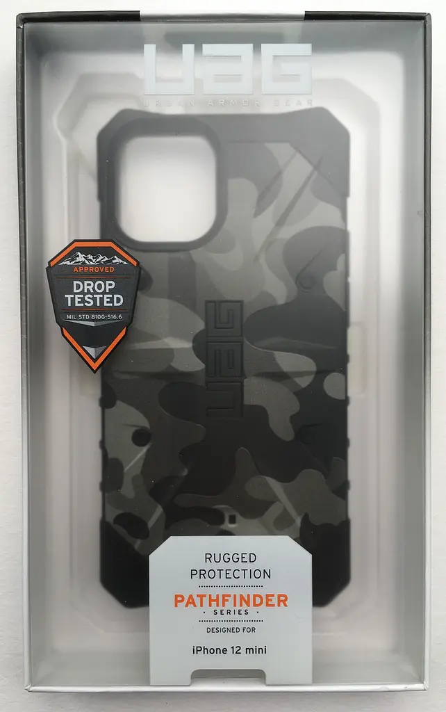 Чохол оригінальний протиударний UAG Pathfinder SE (Original) 112347114061 для iPhone 12 Mini (5.4") Midnight Camo - фото 8