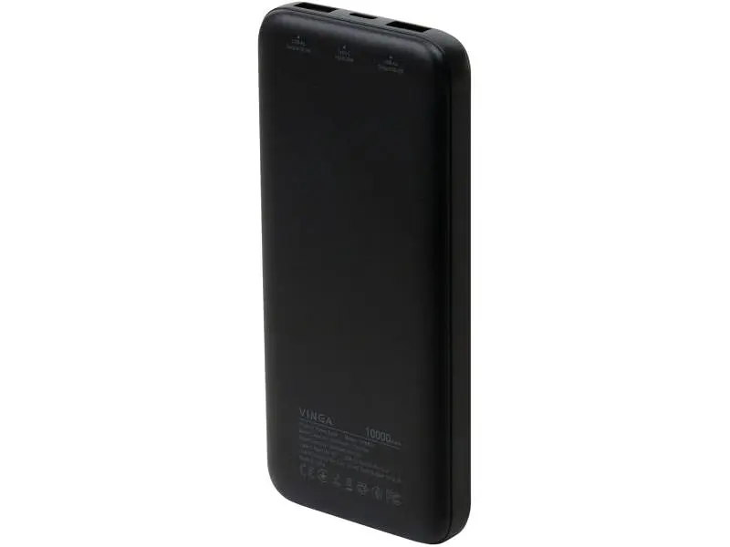 Зовнішній акумулятор (Power Bank) Vinga 10000mAh 10W Black (VPBB10) - фото 3