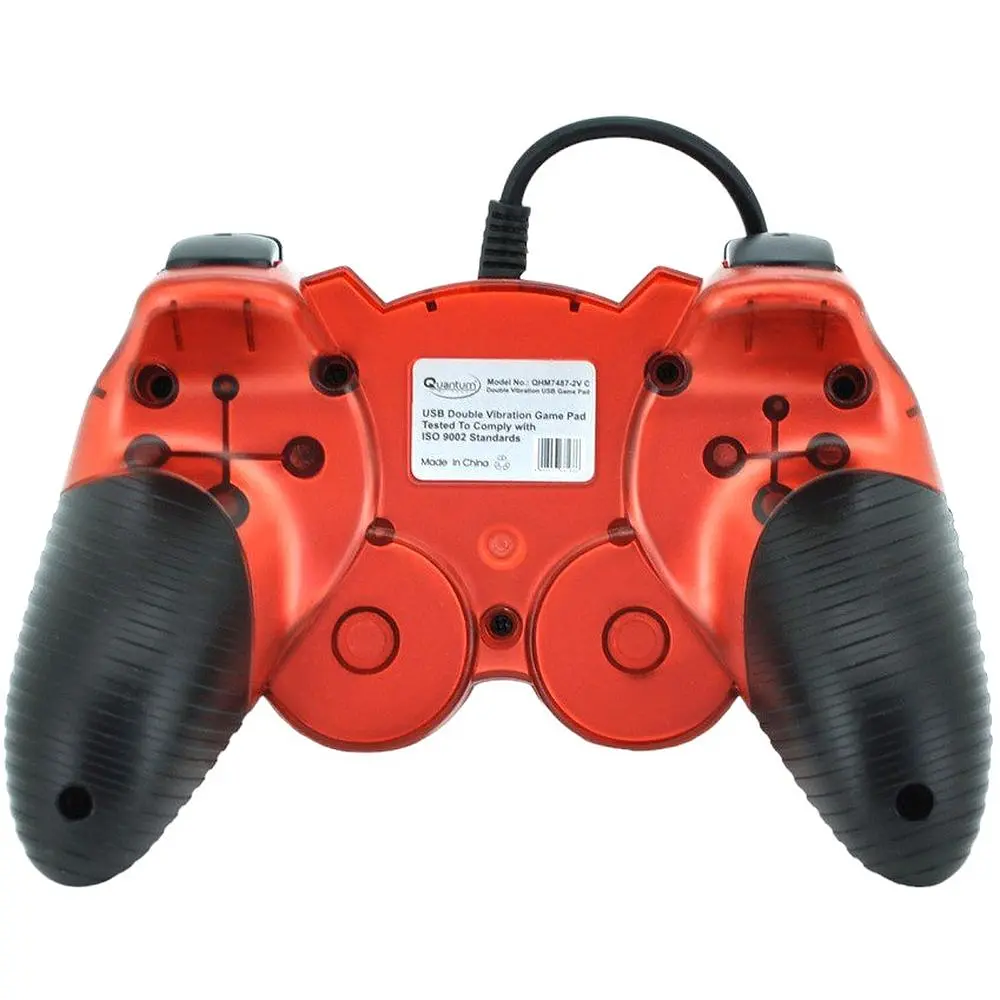 Геймпад USB джойстик ПК Voltronic DualShock USB-908 Red - фото 2
