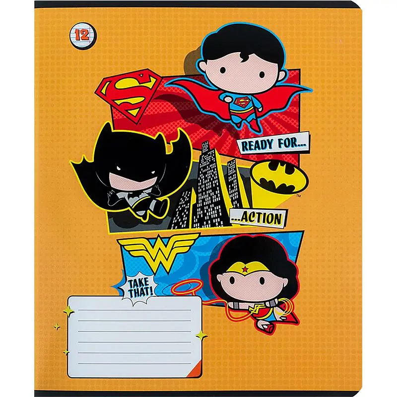 Набор тетрадей Kite DC Comics А5 в линейку 12 листов 25 шт. (DC24-234) - фото 4
