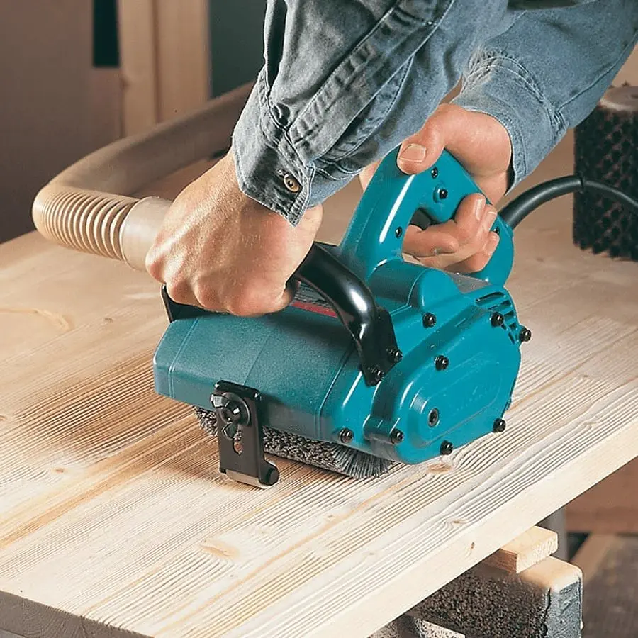 Щітка нейлонова для брашування 100х120 мм K80 для Makita 9741 (794384-3) - фото 8
