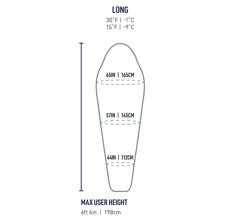 Спальник Sea To Summit Spark Pro -9C/15F Long Beluga Black L лівий (1033-STS ASL041071-210106) - фото 11