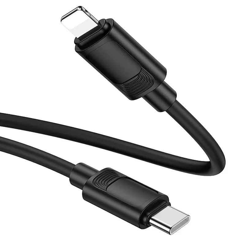 Дата кабель Hoco X122 Benefit Type-C to Lightning 27W 1 м Black - фото 3