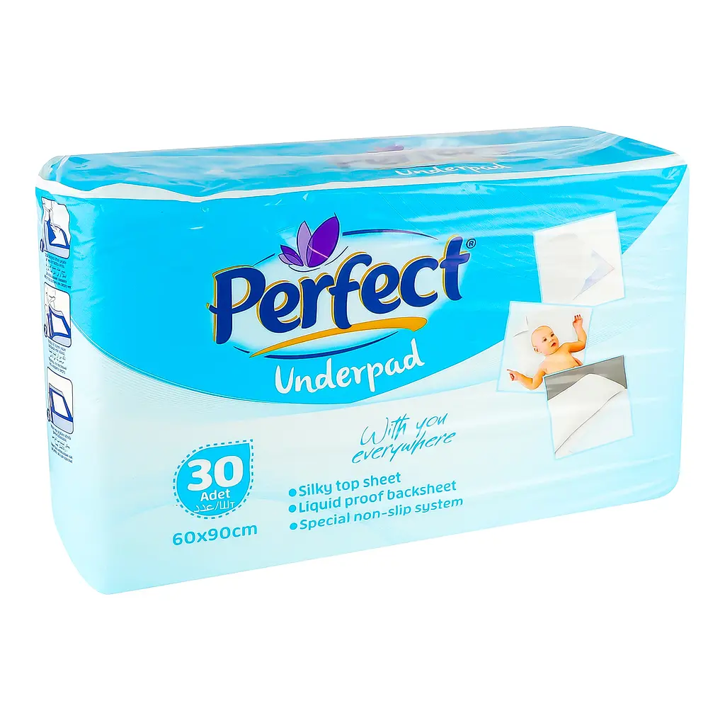 Пелюшки дитячі Perfect Underpad 90х60 см білі 30 шт. - фото 2