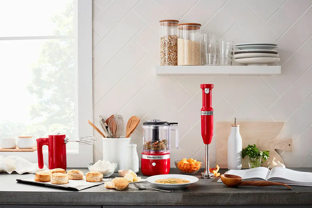 Кухонный комбайн KitchenAid Cordless 5KFCB519 Empire Red [5KFCB519EER] [80434] - фото 8