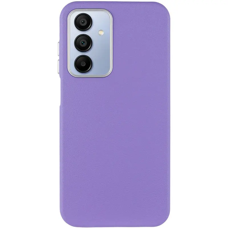 Шкіряний чохол Leather Case Metal Buttons для Samsung Galaxy A15 4G/5G / M15 5G Light Purple - фото 2