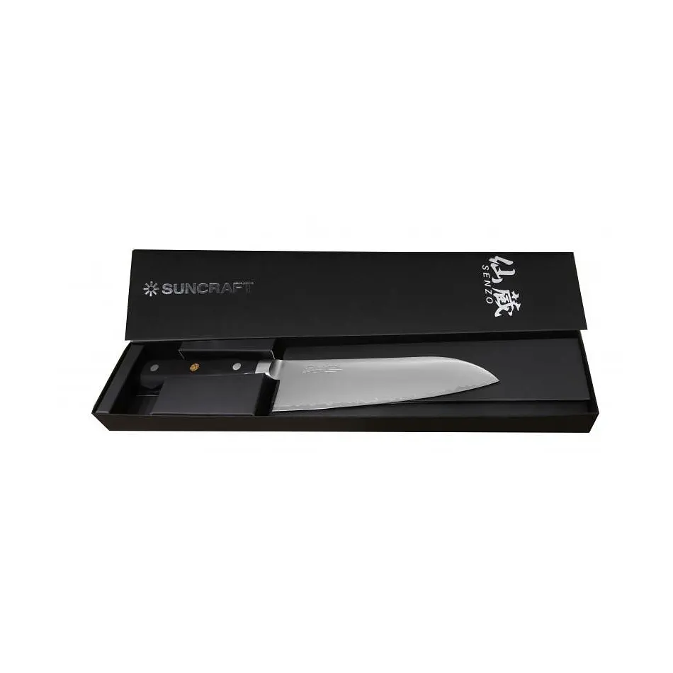 Японский нож Santoku Suncraft Senzo Professional (MP-03) - фото 2