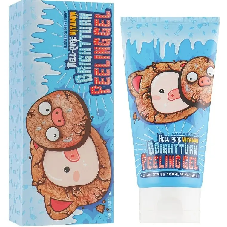 М'який пілінг-гель 150 мл Elizavecca Hell-pore Vitamin Brightturn Peeling Gel