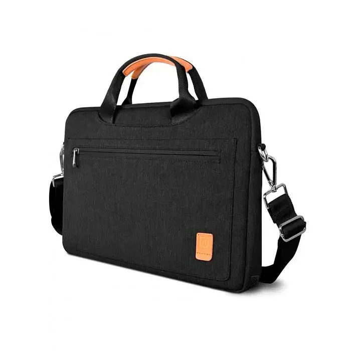 Сумка для ноутбука WiWU Pioneer Shoulder Handbag for MacBook 13.3/14` (Black) [81042] - фото 2