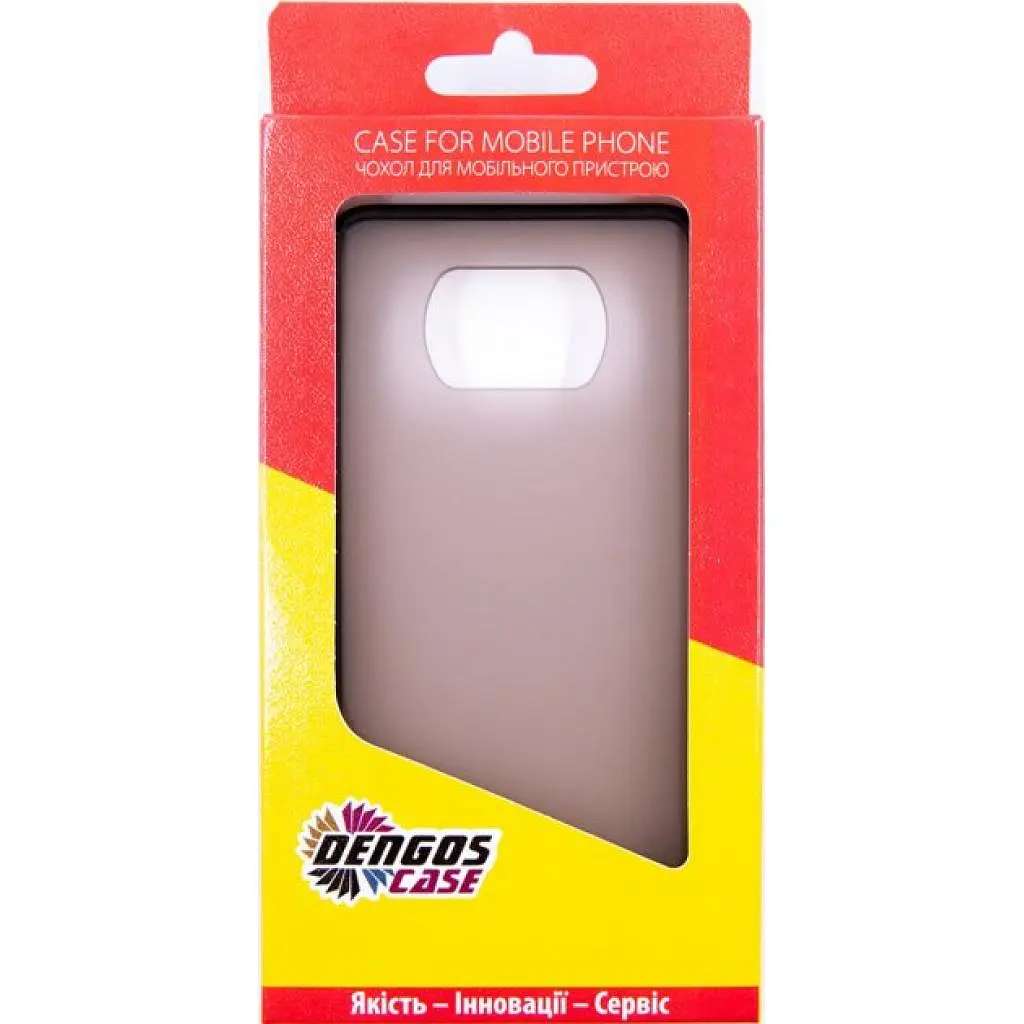 Чохол до мобільного телефона Dengos Matt POCO X3 black (DG-TPU-MATT-68) - фото 4