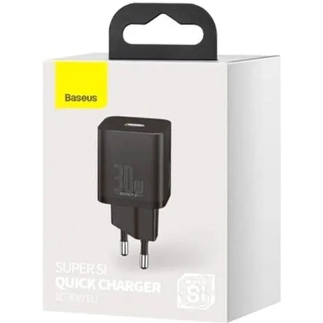Зарядное устройство для Baseus Super Si 30W Black (CCSUP-J01) - фото 3