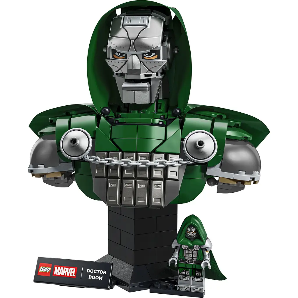 Конструктор LEGO Super Heroes Marvel Бюст Доктора Дума 379 ел. (76345) - фото 5