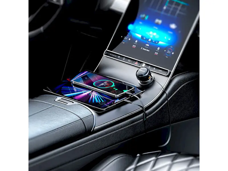 Автомобільний зарядний пристрій Acefast B13 Fast Charge 53 W + cable USB-C 0.85 м Black (6974316282921) - фото 6