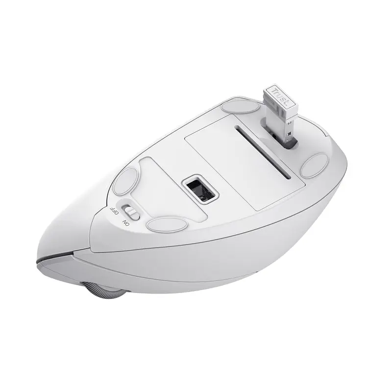 Компьютерная мышь Trust Verto Ergonomic WL белый teh0013990 - фото 7