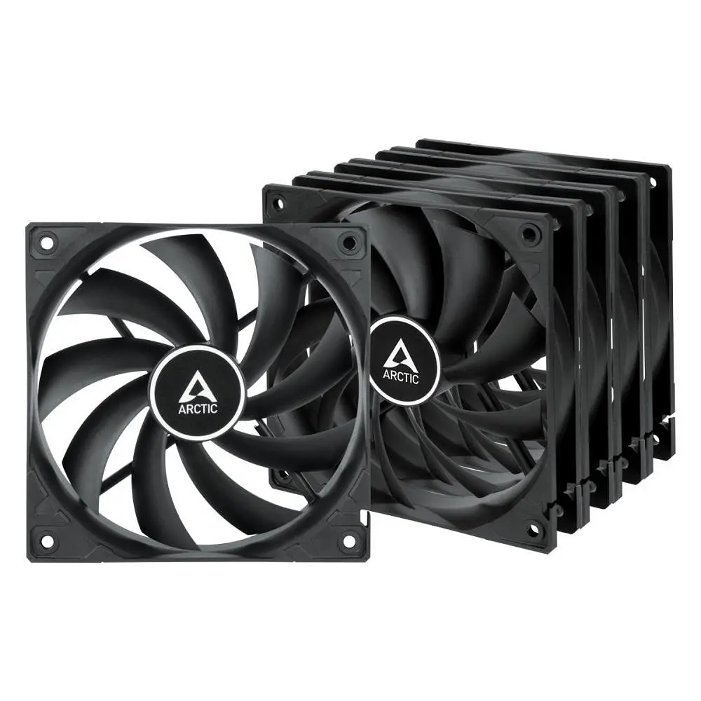 Корпусний вентилятор 120 мм Arctic F12 5pcs ACFAN00248A Black - фото 2
