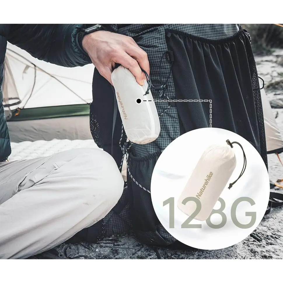 Підкладка для спального мішка Naturehike CNH22SD016, нейлон, коричнева - фото 5