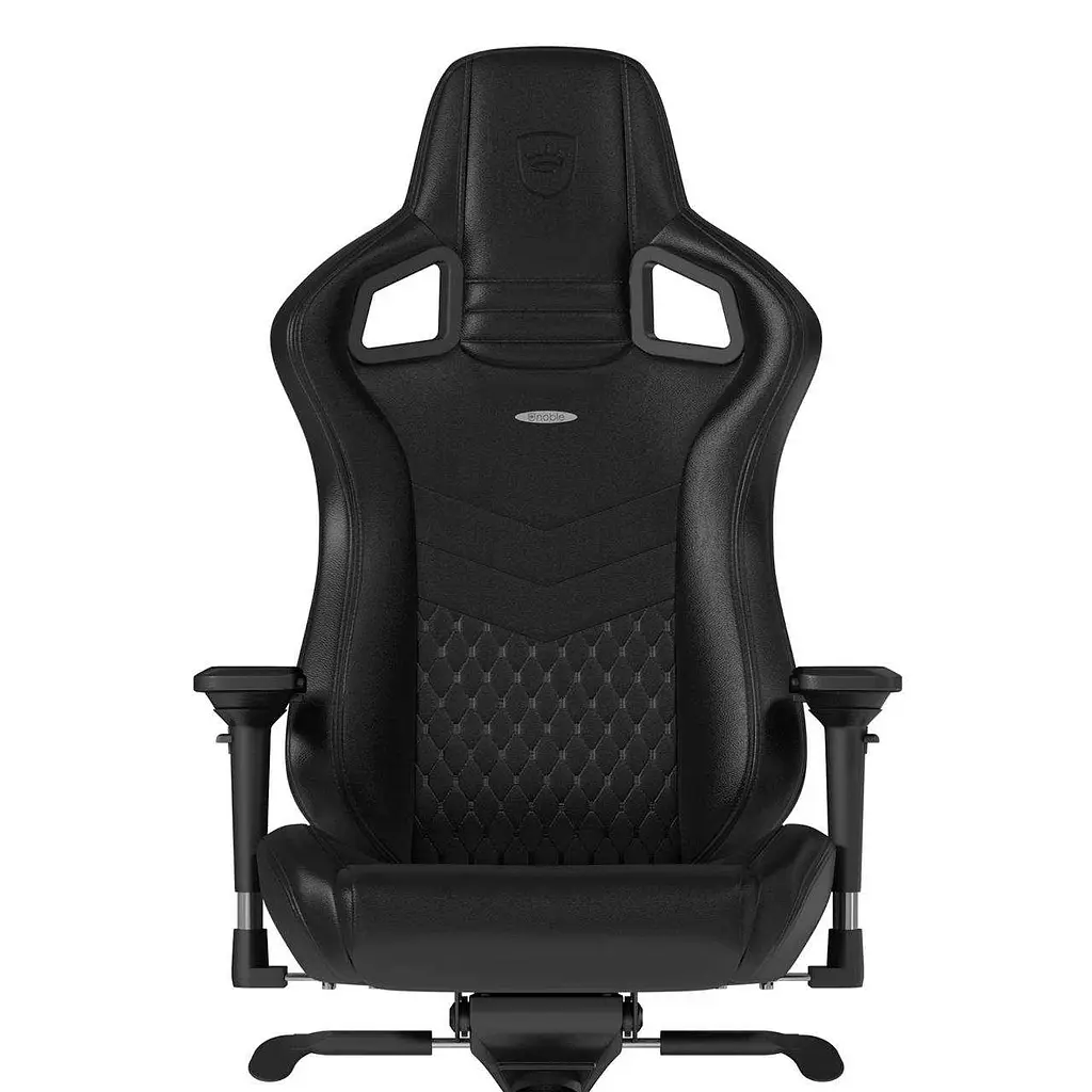 Геймерське крісло Noblechairs EPIC Real Leather Black - фото 7