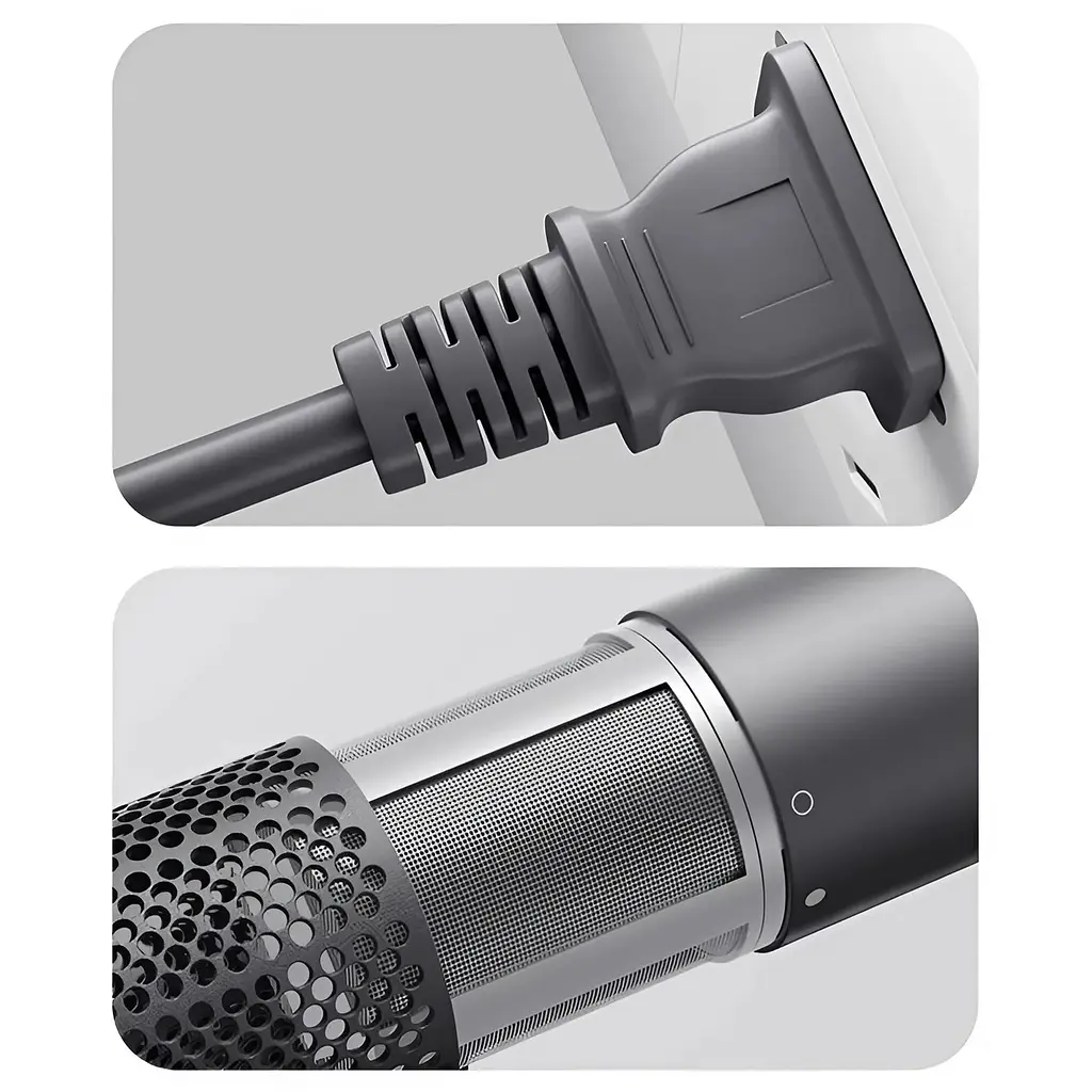Високошвидкісний фен UFT Hairdryer із безщітковим мотором та іонною технологією і 5 насадками  - фото 5