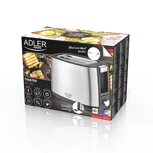 Тостер Adler AD 3214 - фото 10