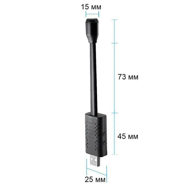 Міні wifi камера USB з гнучкою ніжкою Jianshu U21, 2 Мп, Full HD 1080P (100381) - фото 7