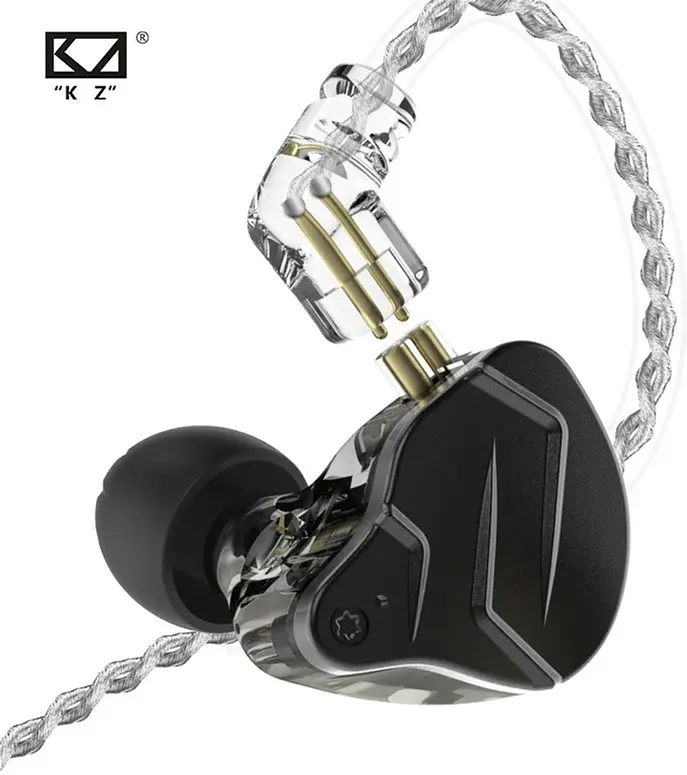 Навушники KZ ZSN Pro X без мікрофона gold - фото 3