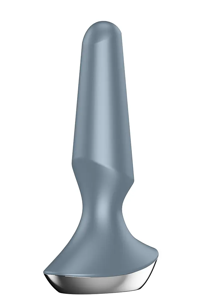 Анальна смарт-пробка Satisfyer Plug-ilicious 2, 14х3 см, сіра - фото 3