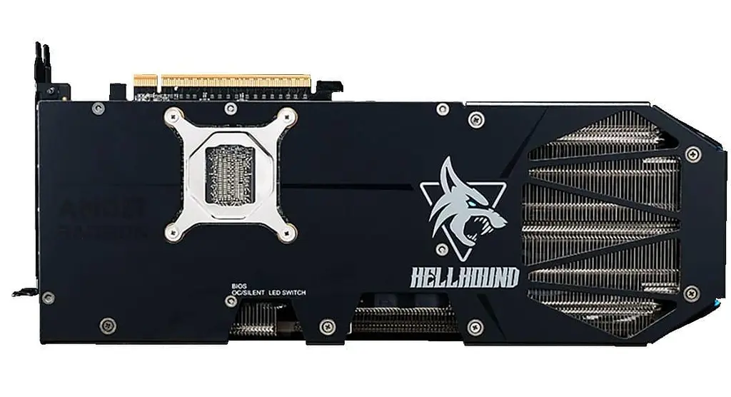Відеокарта PowerColor AMD Radeon RX 9070 XT 16GB Hellhound (RX9070XT 16G-L/OC) (GDDR6, 256 bit, PCI-E v5.0 x16) - фото 3