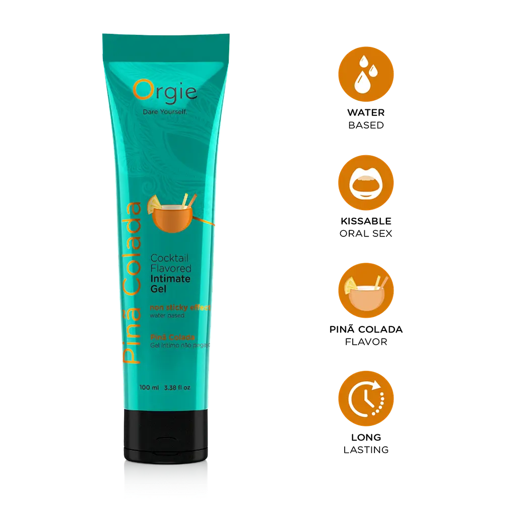Лубрикант Orgie LUBE TUBE COCKTAIL PINA COLADA 100ML Orgie 17168; 69-17168; SX3135 98125 - фото 2