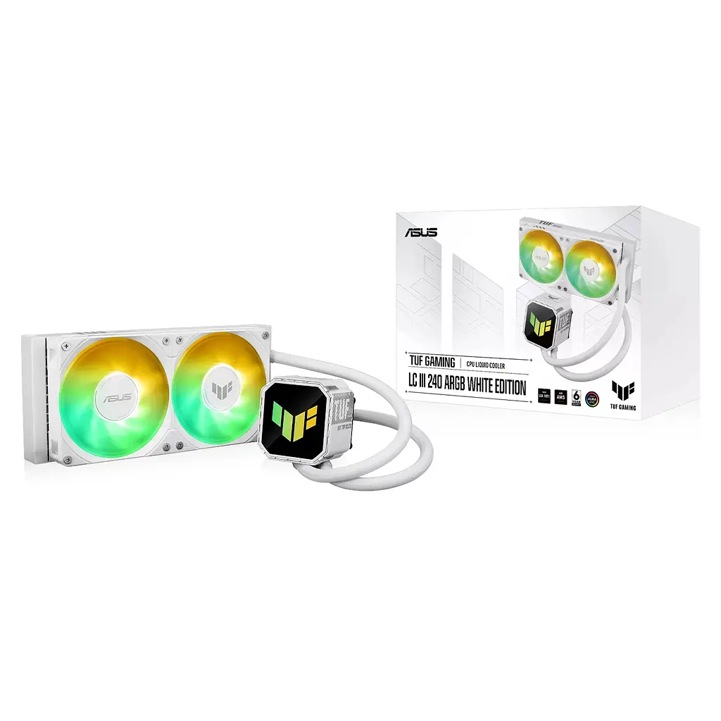 Система водяного охолодження Asus TUF Gaming LC III 240 ARGB White (90RC01J2-B0EAY0) - фото 2