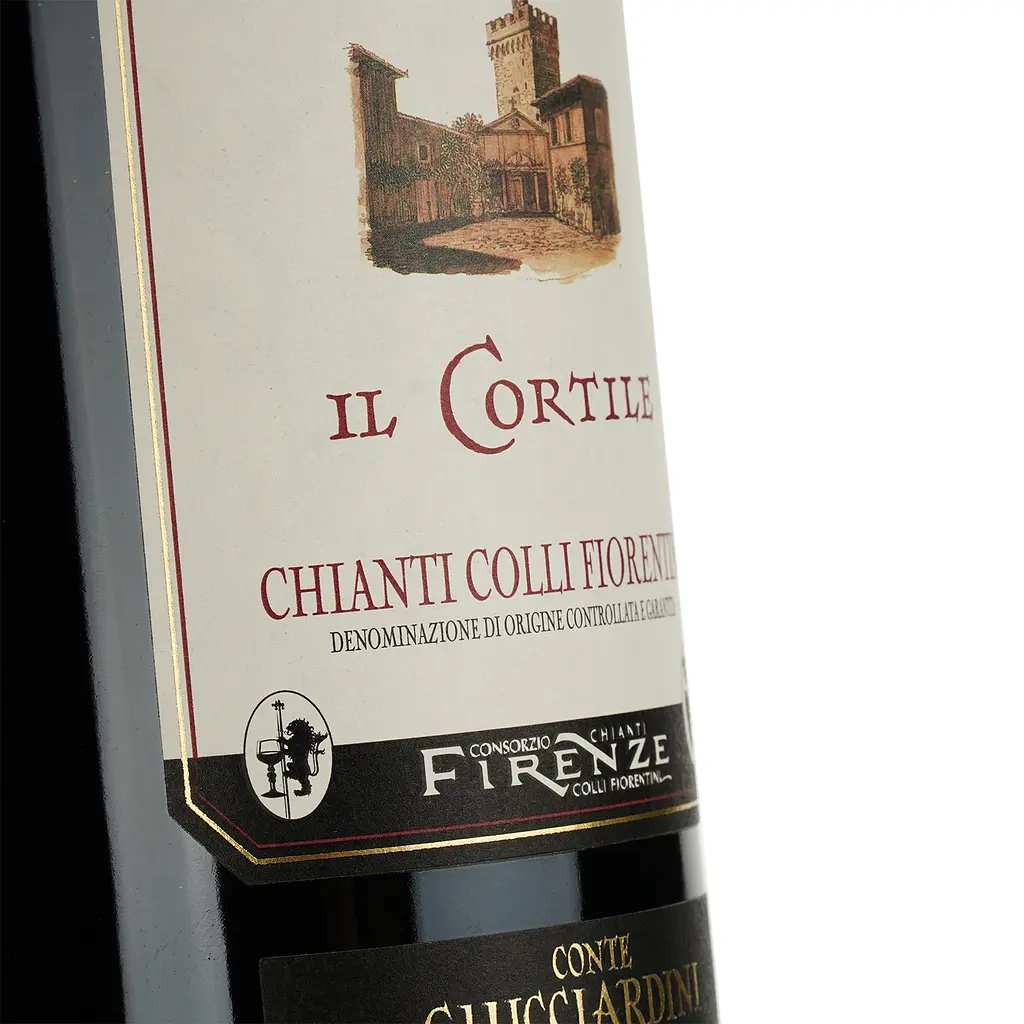 Вино Conte Ferdinando Guicciardini Chianti Colli Fiorentini Il Cortile, 13-13,5%, 0,75 л (ALR15550) - фото 3
