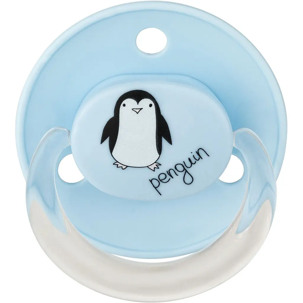 Пустышка латексная Baby-Nova, ортодонтическая, 0-12 мес., голубой, 2 шт. (3966371) - фото 3
