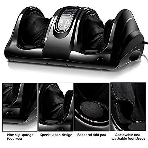 Універсальний електромасажер для ніг і стоп Shiatsu Foot Massager роликовий - фото 4