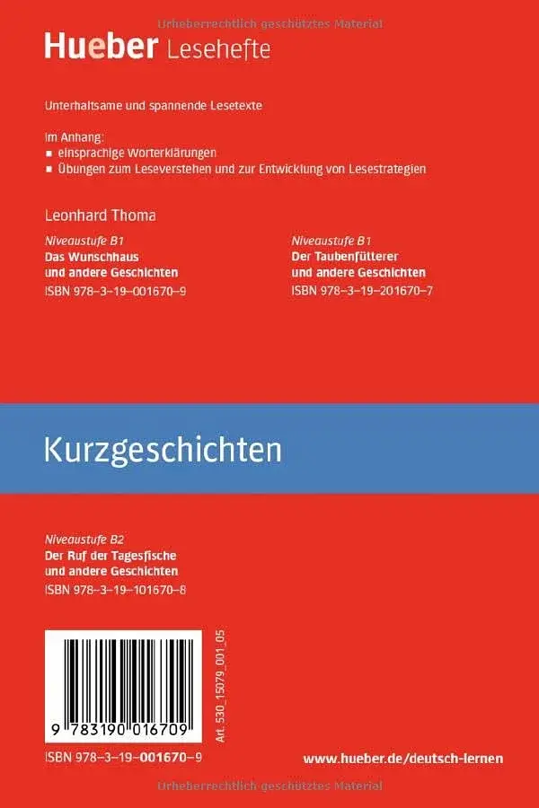 Das Wunschhaus und andere Geschichten - Leseheft: Kurzgeschichten. Lesehefte Deutsch als Fremdsprache Stufe B1 - фото 2