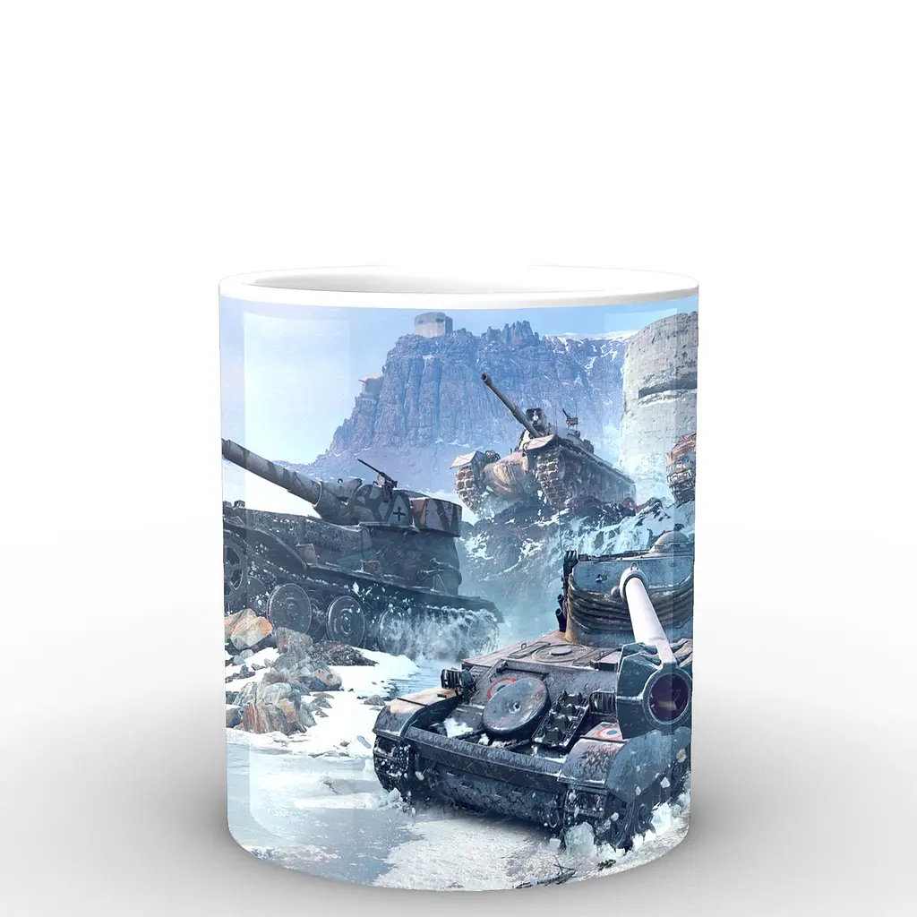 Кухоль GeekLand World of Tanks зима WT.02.030 330 мл білий - фото 3
