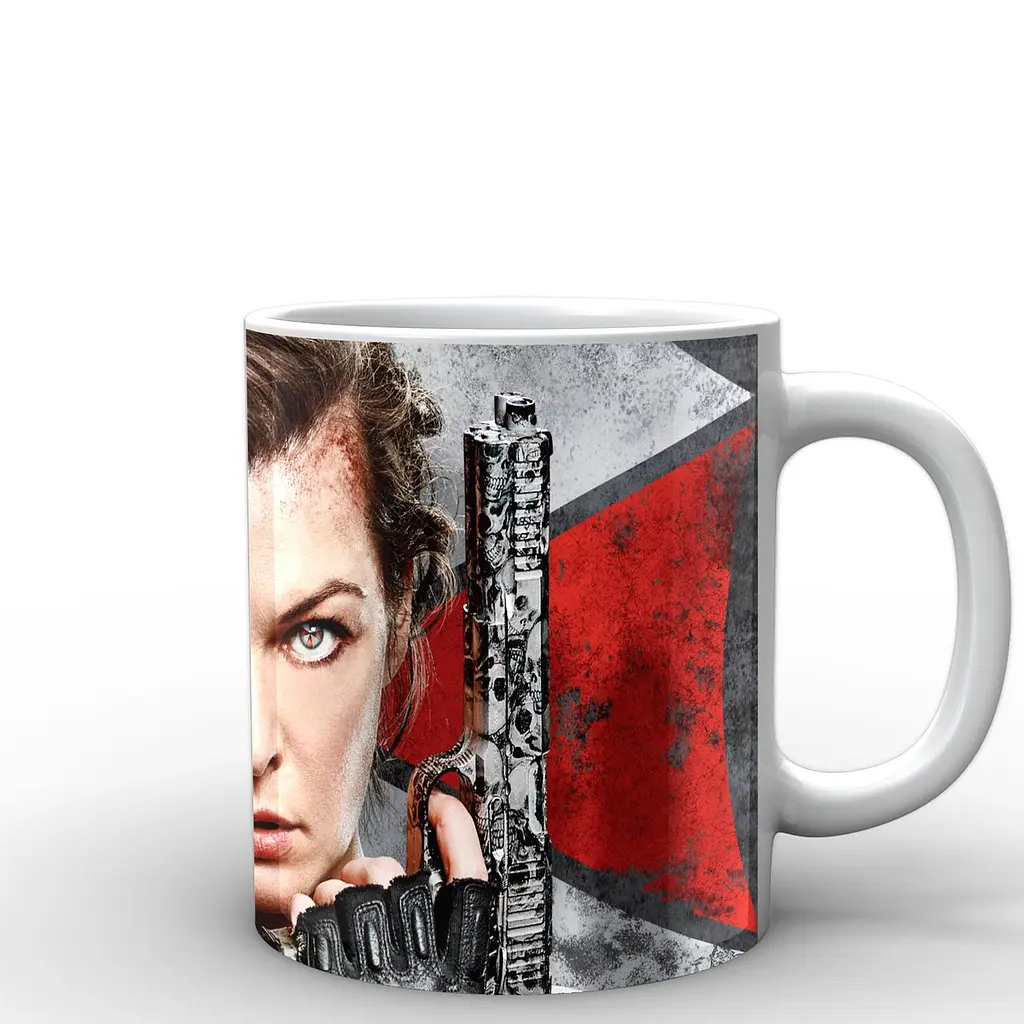 Кружка GeekLand Resident Evil Обитель зла лица элис RE.02.023 330 мл белая - фото 3