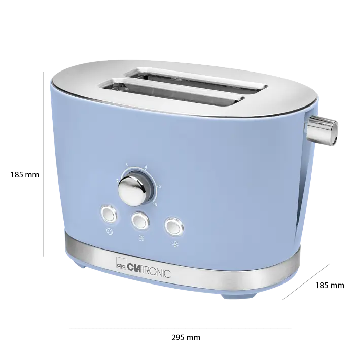 Тостер Clatronic TA 3690 Blue - фото 8