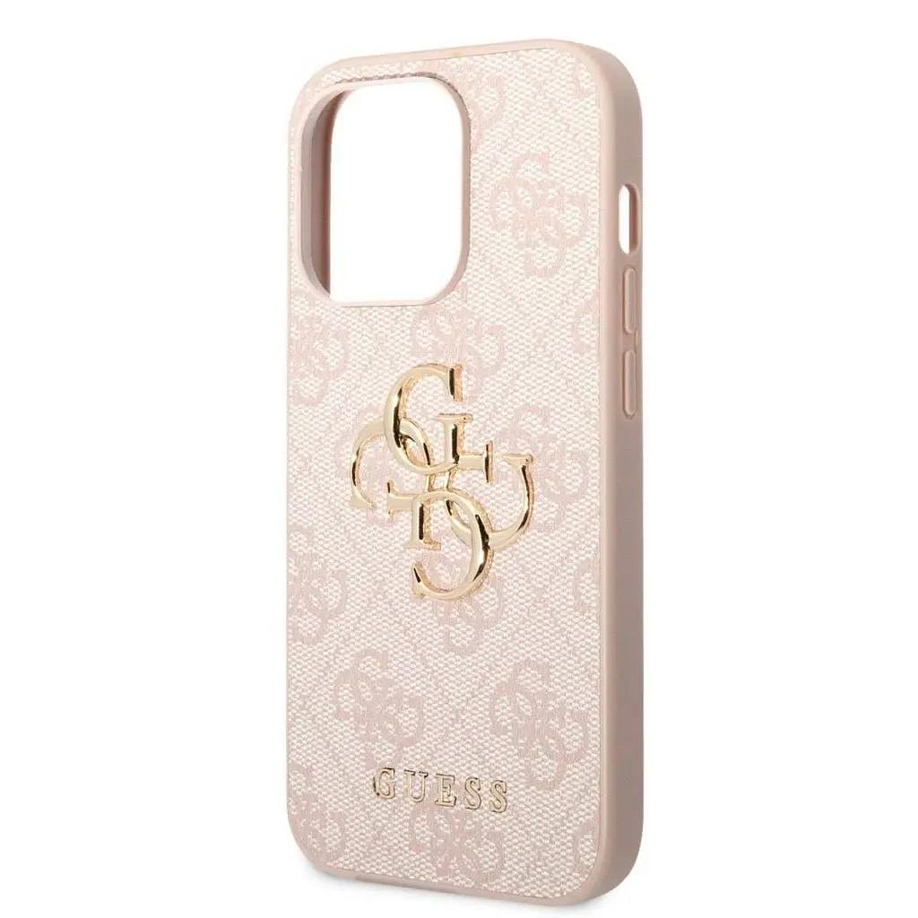 Чехол Guess PU 4G Metal Logo для iPhOne 15 Pro Max Pink (57983116460) - фото 5