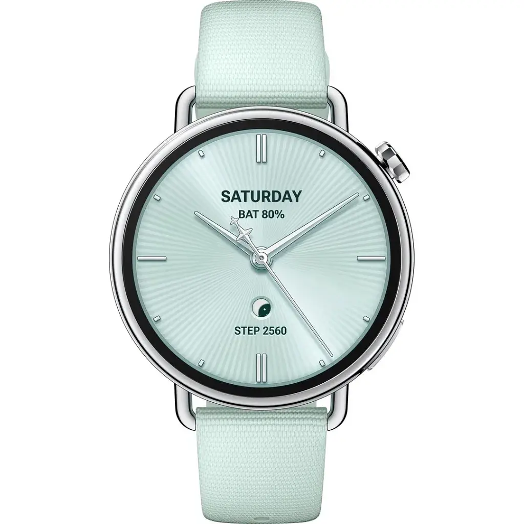 Смарт-годинник Xiaomi Watch S4 41mm Fluororubber Strap Мятно-зелений BHR080CGL (1166773) - фото 2